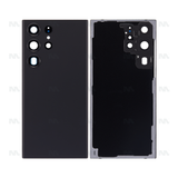 Vitre arrière pour Samsung Galaxy S23 Ultra S918B avec objectif Phantom Black OEM