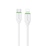 Câble Rixus RX2017L pour synchronisation des données et recharge rapide USB-C vers Lightning, 3 m