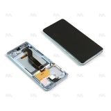 Chassis + Ecran Officiel Service Pack + Vitre pour Samsung Galaxy S20 Plus G985F / 5G G986F - Cloud Blue
