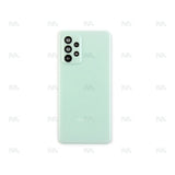 Vitre arrière pour Samsung Galaxy A52s G528B avec objectif Awesome Mint OEM