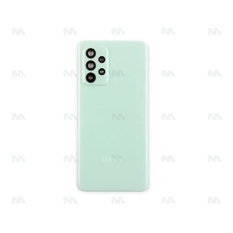 Vitre arrière pour Samsung Galaxy A52s G528B avec objectif Awesome Mint OEM