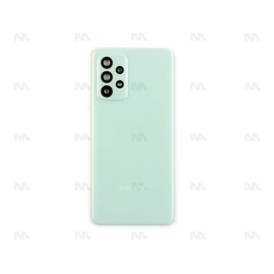 Vitre arrière pour Samsung Galaxy A52s G528B avec objectif Awesome Mint OEM