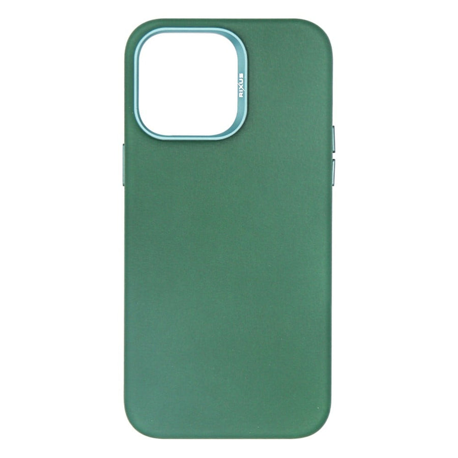 Étui Rixus Classic 02 avec MagSafe pour Apple iPhone 13 Pro vert