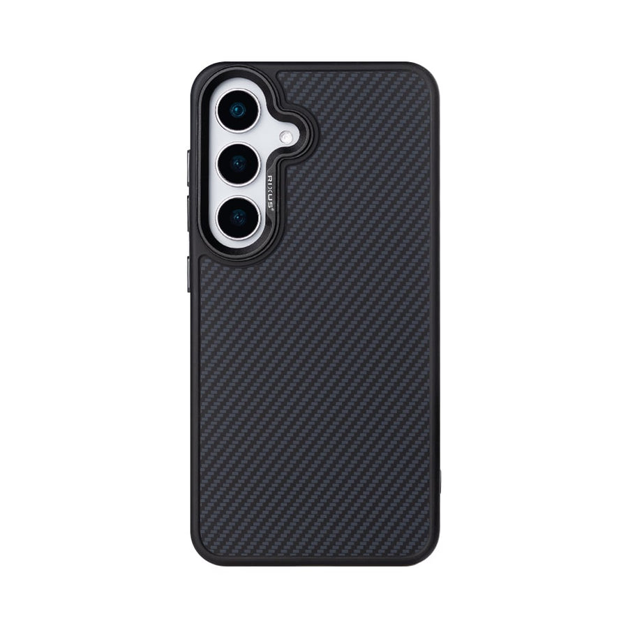 Coque Mag Carbon avec MagSafe pour Samsung Galaxy S25 Plus – Titanium Black