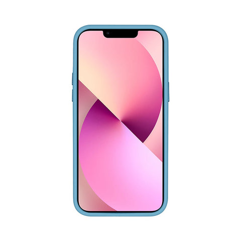 Étui Rixus Classic 03 avec MagSafe pour Apple iPhone 13 bleu clair
