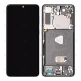 Chassis + Ecran Original Reconditionné + Vitre pour Samsung Galaxy S21 Plus 5G G996B - Phantom Black