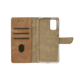 Rixus Bookcase pour Samsung Galaxy A71 4G Marron clair