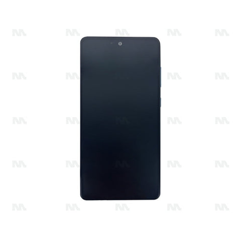 Chassis + Ecran Officiel Service Pack + Vitre pour Samsung Galaxy A72 A725F - Awesome Blue