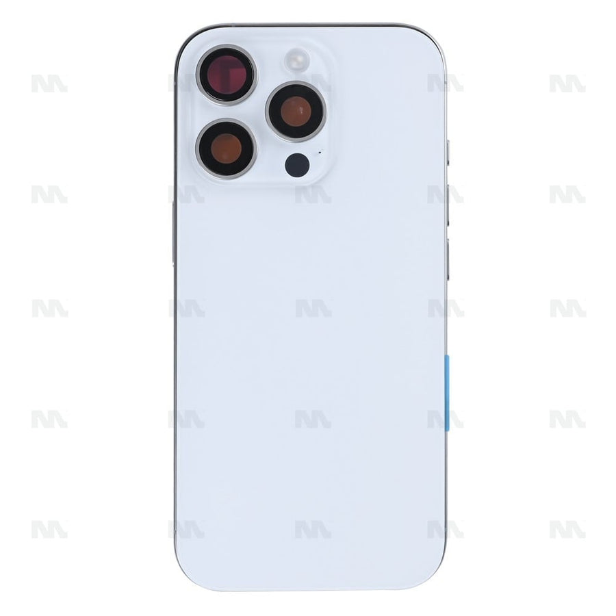 Boîtier avec petites pièces en titane blanc OEM pour Apple iPhone 16 Pro