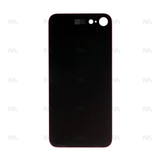Verre arrière - cadre de caméra agrandi - Compatible pour Apple iPhone 8 - Rouge