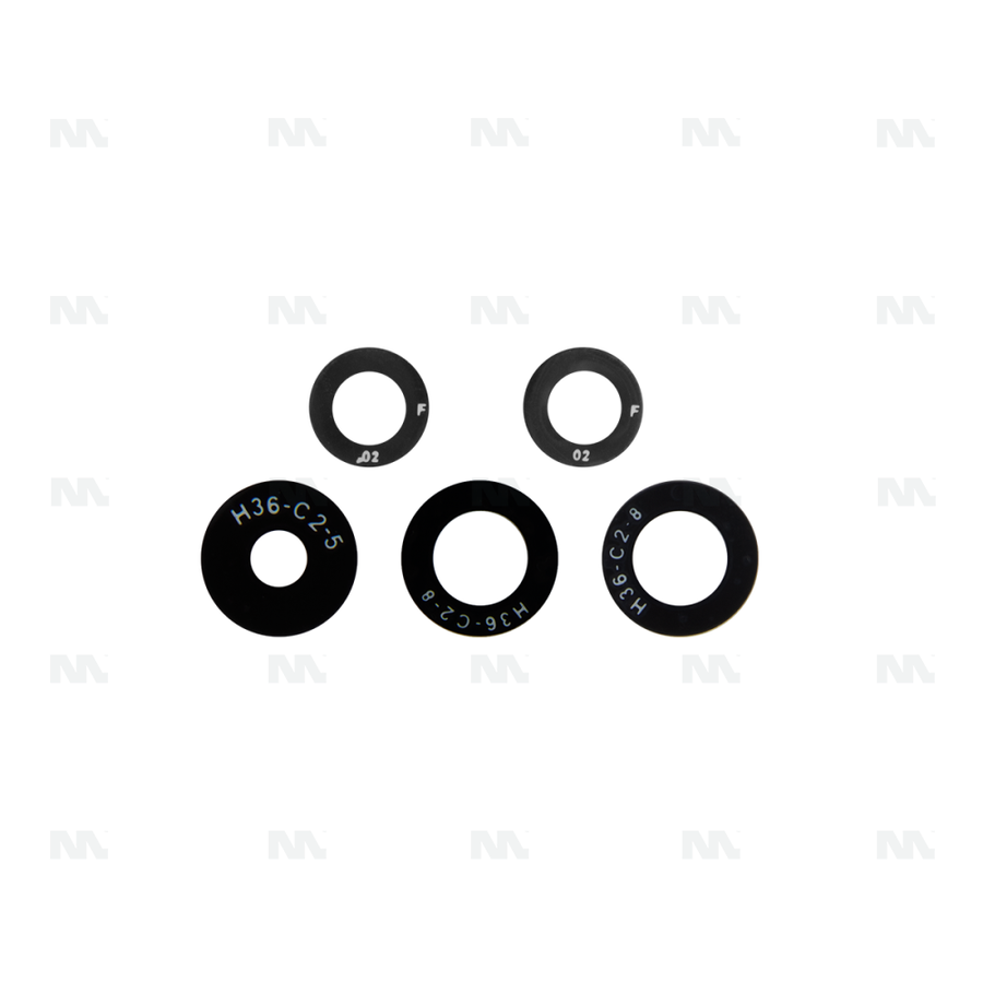 Jeu de caches pour objectif d'appareil photo (5 pièces) OEM pour Samsung Galaxy A33 5G A336B, A53 5G A536B