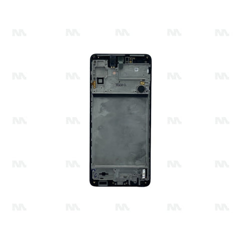 Chassis + Ecran Officiel Service Pack + Vitre pour Samsung Galaxy M51 M515F - Celestial Black