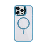Étui Rixus Classic 03 avec MagSafe pour Apple iPhone 15 Pro bleu clair