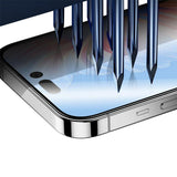 Verre trempé Rixus Clear HD à bords incurvés pour Apple iPhone 17 Pro Max (lot de 10)