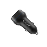 Chargeur de voiture Rixus RXCC13 USB-C PD+QC3.0 38 W noir