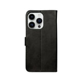 Rixus Bookcase pour Apple iPhone 14 Pro Noir