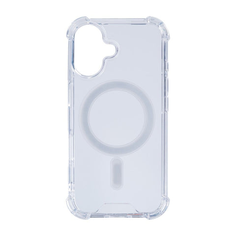 Étui anti-éclatement Rixus avec MagSafe pour Apple iPhone 16 transparent