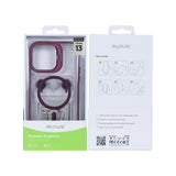 Étui Rixus Classic 03 avec MagSafe pour Apple iPhone 13 rose foncé
