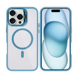 Étui Rixus Classic 03 avec MagSafe pour Apple iPhone 16 Pro Max bleu clair