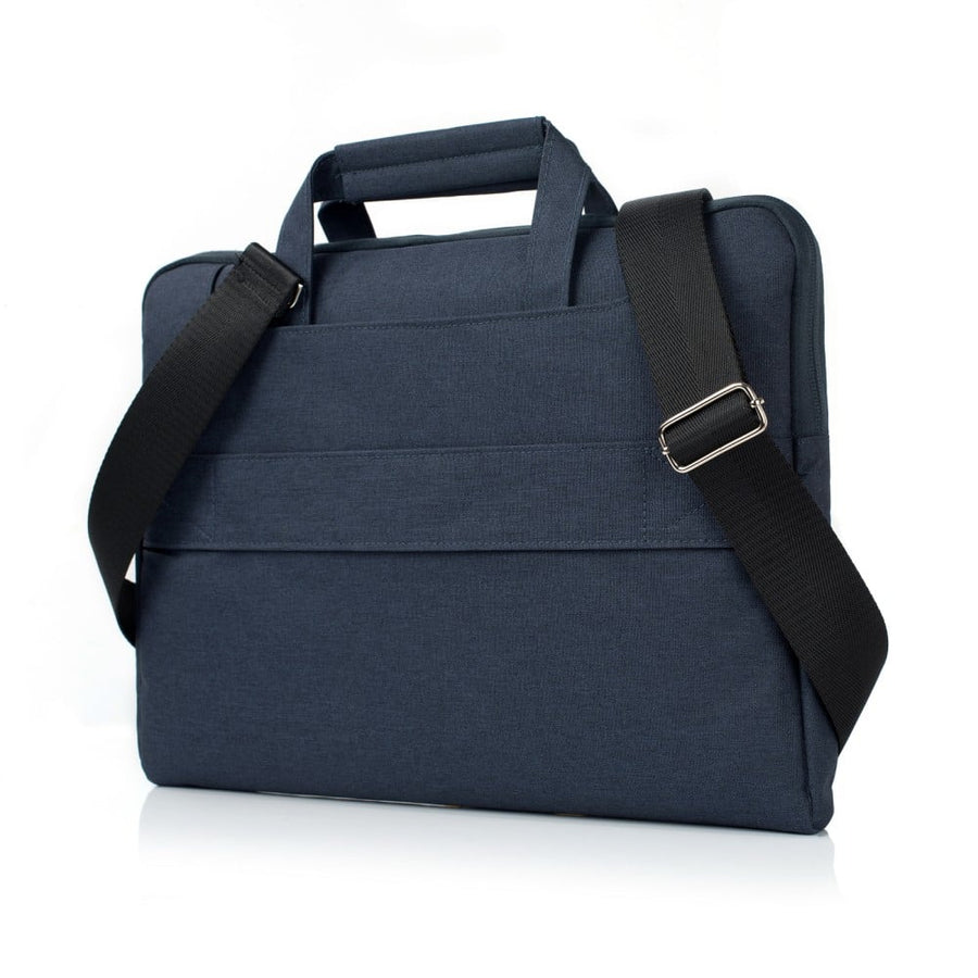 Housse pour ordinateur portable avec bandoulière 13, 14,2 pouces Bleu marine