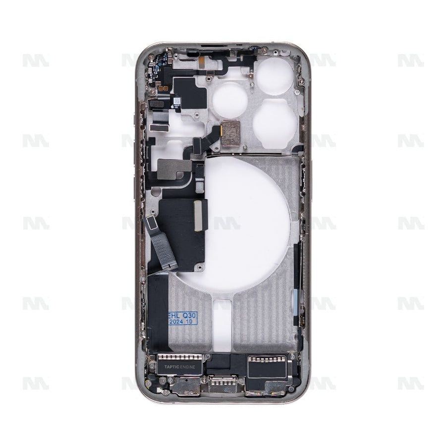 Cadre central en titane naturel OEM pour Apple iPhone 15 Pro