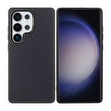 Coque Mag Carbon avec MagSafe pour Samsung Galaxy S25 Ultra – Titanium Black