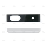 Vitre arrière pour Google Pixel 6a sans objectif, blanc craie, OEM
