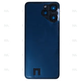 Vitre arrière pour Xiaomi Redmi 12 4G avec objectif, noir nuit, OEM
