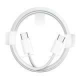 Câble de recharge rapide pour iPhone 15 Series US3001M USB-C vers USB-C 100 cm blanc