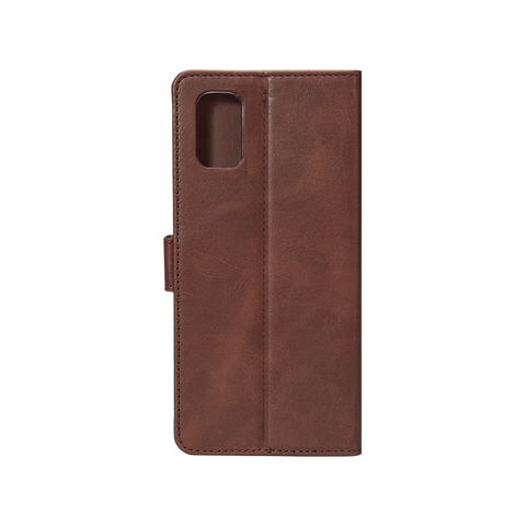 Rixus Bookcase pour Samsung Galaxy S24 Plus, S25 Plus Marron