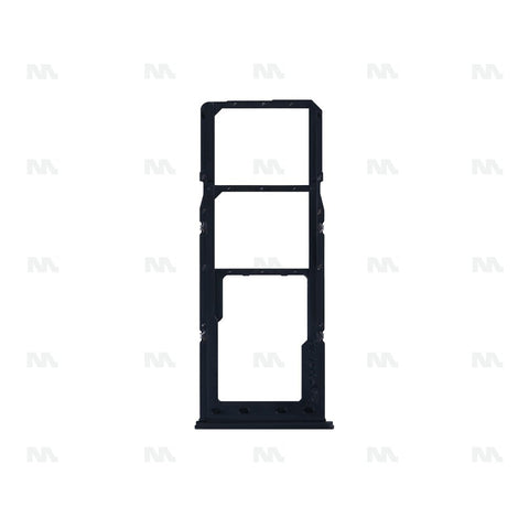 Support pour carte SIM pour Samsung Galaxy A12 A125F - Noir - OEM