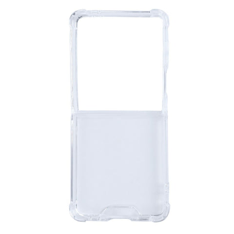 Étui anti-éclatement Rixus pour Samsung Galaxy Z Flip 7 transparent