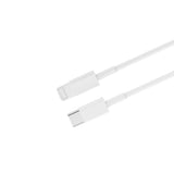 Câble de recharge rapide pour iPhone US6001M USB-C vers Lightning 100 cm blanc