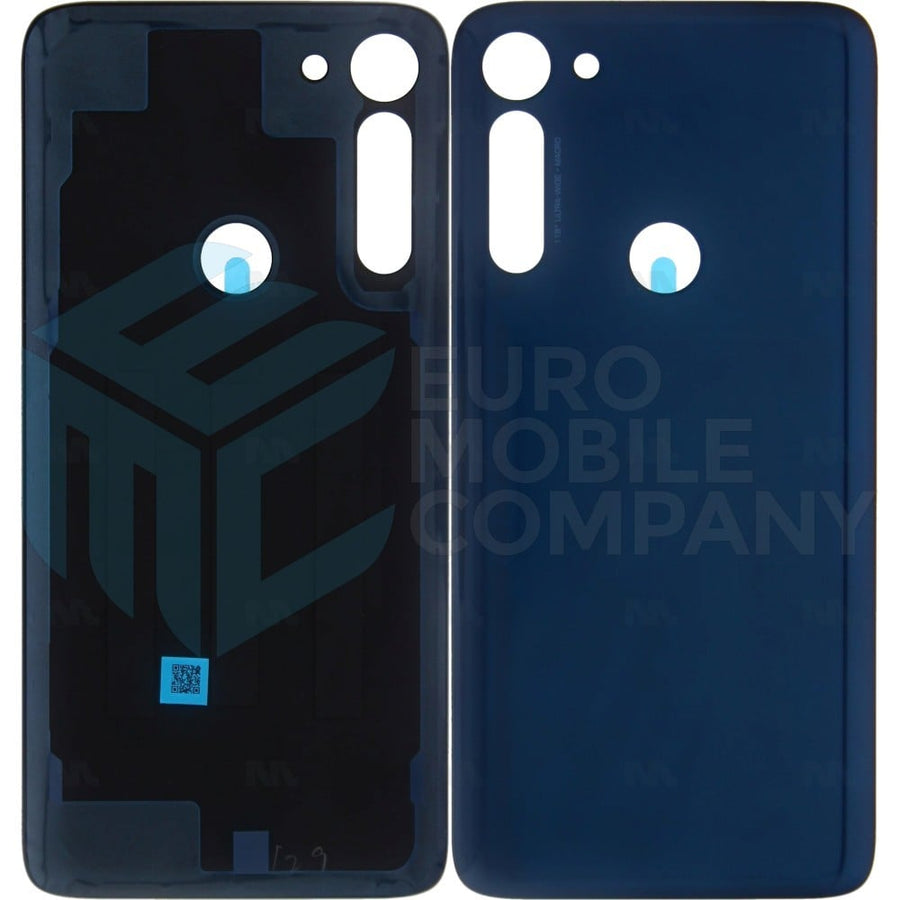 Vitre arrière pour Motorola Moto G8 Power sans objectif – Capri Blue – Original