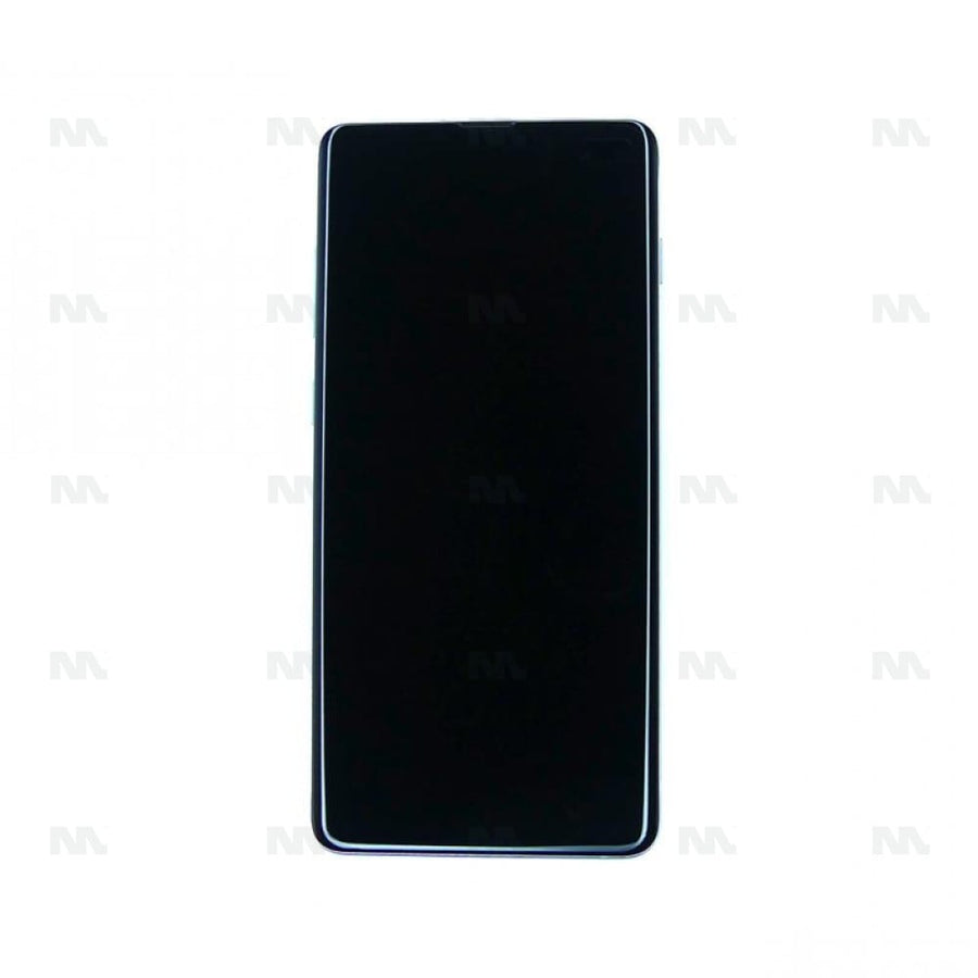 Chassis + Ecran Original Reconditionné + Vitre pour Samsung Galaxy S10 Plus G975F - Prism White