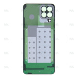 Vitre arrière Samsung Galaxy M33 5G M336B sans objectif, bleue, Original