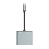 Répartiteur HDMI 4 en 1 Rixus RXHU20 gris sidéral