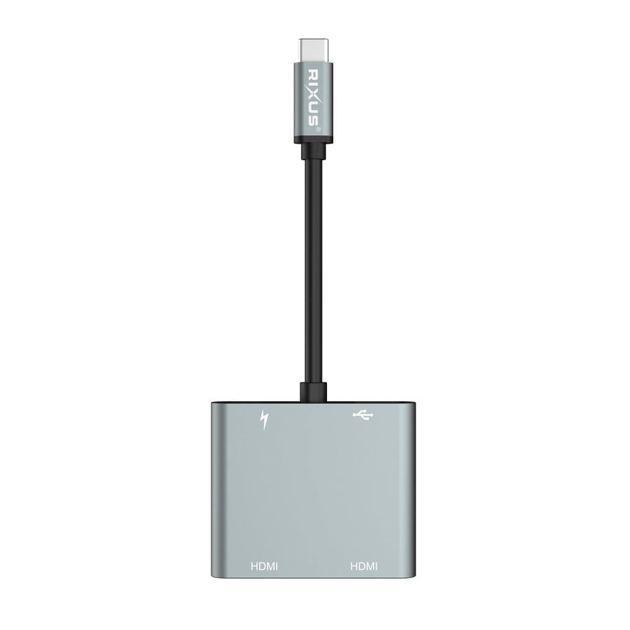 Répartiteur HDMI 4 en 1 Rixus RXHU20 gris sidéral