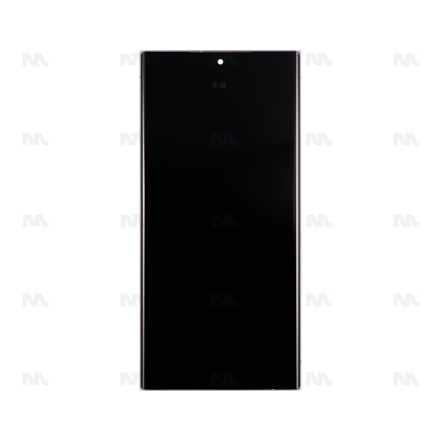 Chassis + Ecran Officiel Service Pack + Vitre pour Samsung Galaxy S23 Ultra S918B Lavender