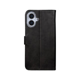 Rixus Bookcase pour Apple iPhone 17 Noir