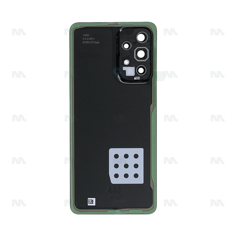 Vitre arrière Original Samsung Galaxy A33 5G A336B avec objectif - Noir - OEM