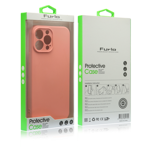 Étui de protection Furlo Slim TPU pour iPhone 12 - Rose
