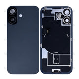 Vitre Arrière avec NFC pour Apple iPhone 17, cadre de caméra agrandi, Noir, Reconditionné