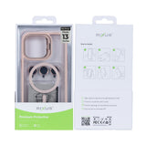Étui Rixus Classic 03 avec MagSafe pour Apple iPhone 13 Pro Max rose clair