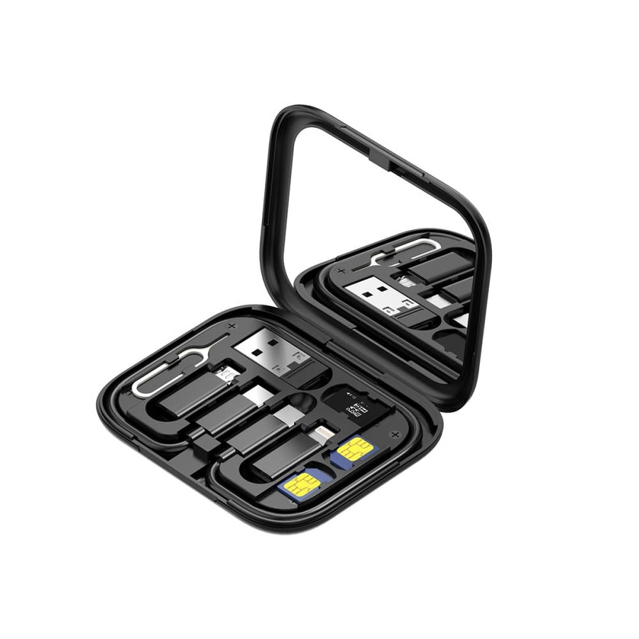 Kit adaptateur USB multifonction pour carte câble Rixus RXUC16, noir miroir