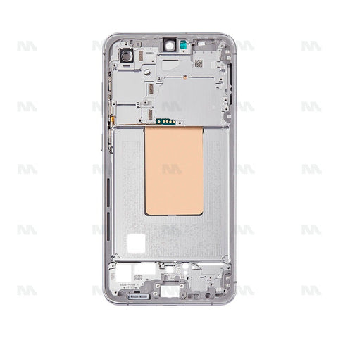 Cadre central argenté OEM pour Samsung Galaxy S24 FE S721B