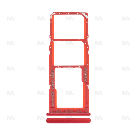 Support pour carte SIM rouge OEM pour Samsung Galaxy A21s A217F