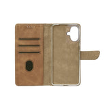Bibliothèque Rixus pour Apple iPhone 16 Plus Marron clair