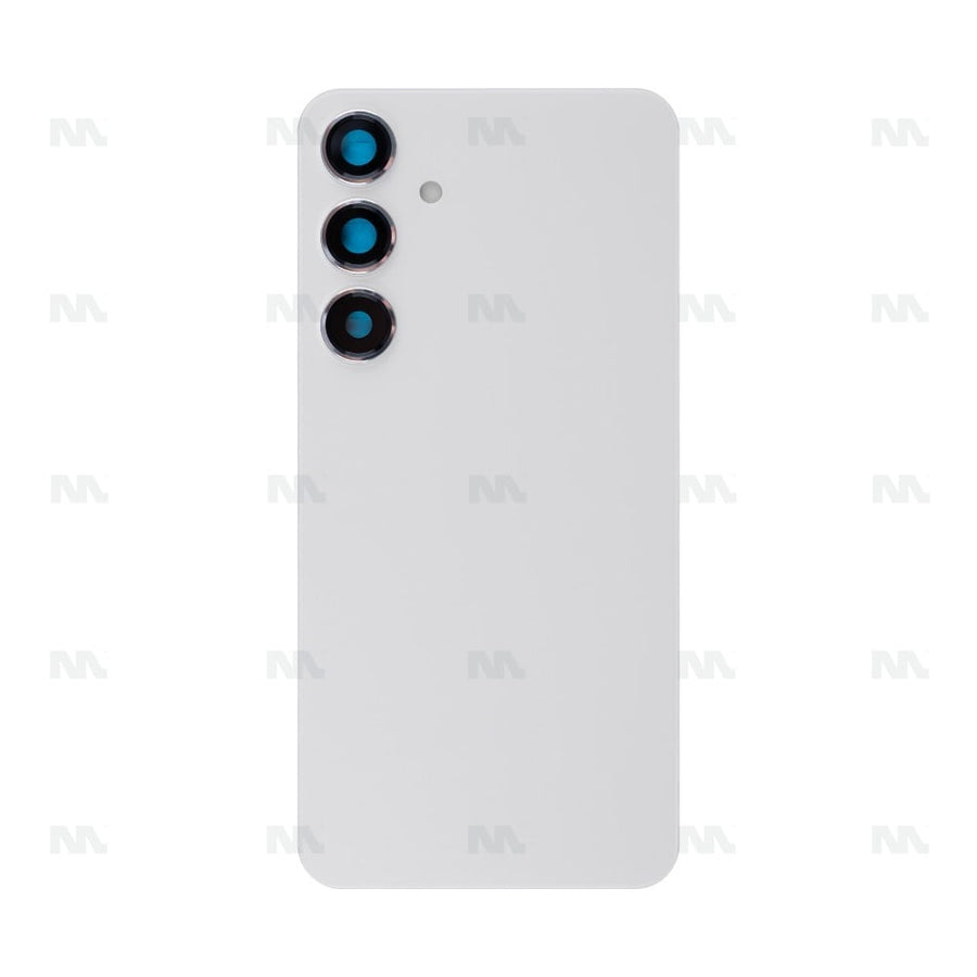Vitre arrière pour Samsung Galaxy S24 S921B avec objectif gris marbré OEM