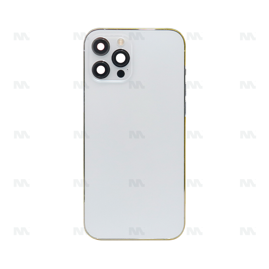 Boîtier avec petites pièces pour Apple iPhone 12 Pro Max – Argent – OEM